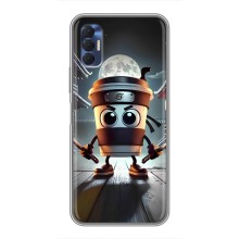 Чехол с мемом Тралалело тралала на TECNO Spark 8P (Капучино асасино)