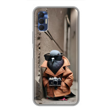 Чехол с мемами тралалело тралала для TECNO Spark 8P – Шпиониро голубио