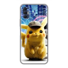Чехол с Пикачу на TECNO Spark 8P (Пикачу в городе)
