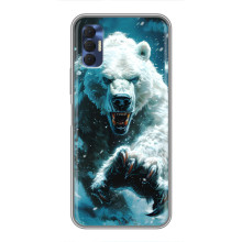 Чехол с картинкой «Хищники» для TECNO Spark 8P – Медведь