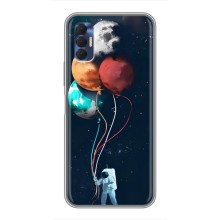 Космические Чехлы для Техно Спарк 8Р (VPrint) (Планеты шарики)