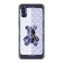 Круті Чохли Луі Віттон для TECNO Spark 8P (AlphaPrint) (Медведик LV)