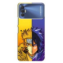 Купить Чохли на телефон з принтом Anime для Техно Спарк 8р – Naruto Vs Sasuke