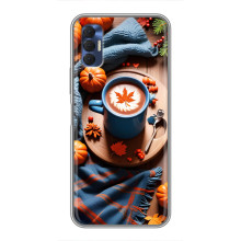 Чехол с уникальным дизайном «Осень с кофе» для TECNO Spark 8P – Кофе и тыквы