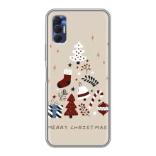 Різдвяні Чохли для TECNO Spark 8P (VPrint) (Merry Christmas)