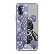 Силиконовый чехол для TECNO Spark 8P (Медведь Louis Vuitton)