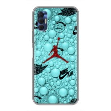 Силиконовый Чехол Nike Air Jordan на Техно Спарк 8р (Джордан Найк)