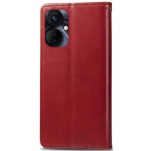 Кожаный чехол книжка GETMAN Gallant (PU) для TECNO Spark 9 Pro (KH7n) – Красный