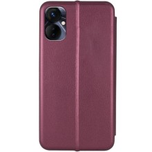 Кожаный чехол-книжка Classy для TECNO Spark 9 Pro (KH7n) – Бордовый