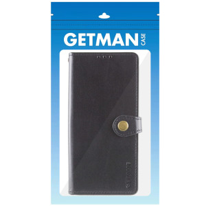 Кожаный чехол-книжка GETMAN Gallant (PU) для TECNO Spark 9 Pro (KH7n) – Черный