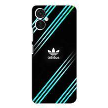 Чохли Адидас для TECNO Spark 9 Pro (AlphaPrint) (Адідас з полосами)
