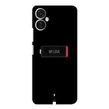 Чехлы для любимой на ТЕКНО Спарк 9 Про (VPrint) (Love battery)