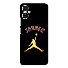 Чохли для TECNO Spark 9 Pro - з картинкою JORDAN (AlphaPrint) (Jordan Gold)