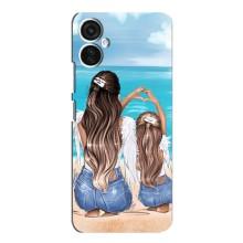 Чохол з друком для TECNO Spark 9 Pro - (Мама з дитинкою) (AlphaPrint) (Мама з донькою)