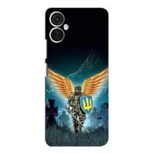 Чехлы с картинкой ЗСУ для TECNO Spark 9 Pro (AlphaPrint) (Солдат ЗСУ)