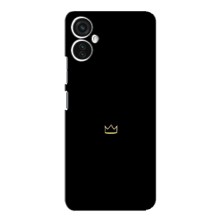 Чехол (Корона на чёрном фоне) для Техно Спарк 9 про (Мини корона)