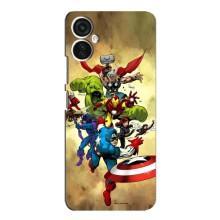 Чохол МАРВЕЛ для ТЕКНО Спарк 9 Про (AlphaPrint) (Герої Марвел)