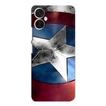 Чохол МАРВЕЛ для ТЕКНО Спарк 9 Про (AlphaPrint) (Щит Капітана Америки)