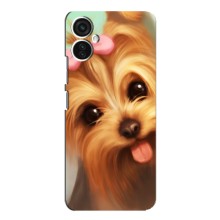 Чехол (ТПУ) Милые собачки для TECNO Spark 9 Pro – Йоршенский терьер