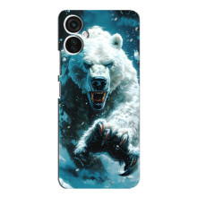 Чехол с картинкой «Хищники» для TECNO Spark 9 Pro – Медведь