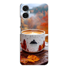 Чехол с уникальным дизайном «Осень с кофе» для TECNO Spark 9 Pro – Кофе на природе