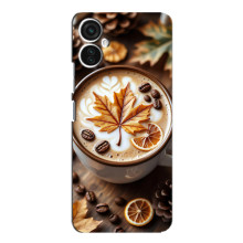 Чехол с уникальным дизайном «Осень с кофе» для TECNO Spark 9 Pro – Пряный кофе