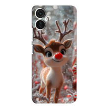 Яркий чехол для TECNO Spark 9 Pro с Зимними Оленятами