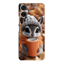 Печатный чехол «Зверята с кофе» для TECNO Spark 9 Pro
