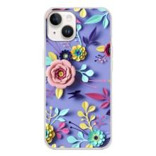Чехлы с Цветами для Tecno Spark Go 1 (VPrint) (Цветочный дизайн)