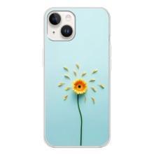 Чехлы с Цветами для Tecno Spark Go 1 (VPrint) (Желтый цветок)