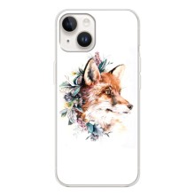 Чехлы с картинкой Лисички для Tecno Spark Go 1 (VPrint) (Лисичка в цветочках)