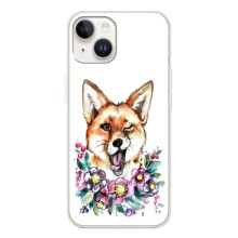 Чехлы с картинкой Лисички для Tecno Spark Go 1 (VPrint) (Веселая лисичка)