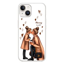Чехол с печатью для Tecno Spark Go 1 - (Мама с ребенком) (AlphaPrint) (Дочка и мама)