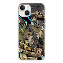 Чехлы с картинкой ЗСУ для Tecno Spark Go 1 (AlphaPrint) (Воин ВСУ)