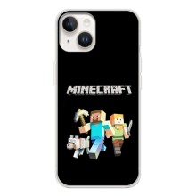 Чехол Майнкрафт на Tecno Spark Go 1 (AlphaPrint) Minecraft (герои Minecraft)