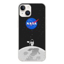 Силиконовый бампер с принтом "Наса" на Tecno Spark Go 1 (Космонавт NASA)