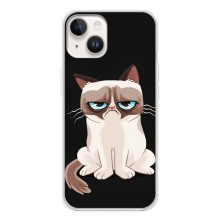 Чехол с принтом для Tecno Spark Go 1 (AlphaPrint) Модные коты (Грустный кот)