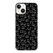 Чехол с принтом для Tecno Spark Go 1 (AlphaPrint) Модные коты (Меленькие котики)
