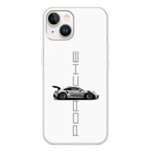 Чохол з авто Порше для Tecno Spark Go 1 – білий порше
