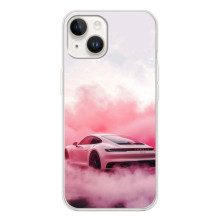 Чохол з авто Порше для Tecno Spark Go 1 – Рожевий Порше