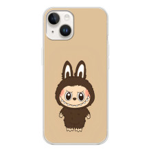 Чохол з Лабубу на Tecno Spark Go 1 (Коричневий Лабубу)