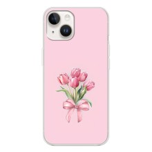 Чехол с розовым рисунком для Tecno Spark Go 1 (Букет цветов)