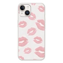 Чехол с розовым рисунком для Tecno Spark Go 1 (Розовые губы)