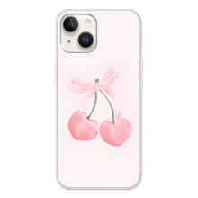Чехол с розовым рисунком для Tecno Spark Go 1 (Розовые вишни)