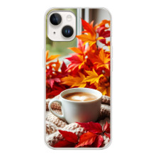 Чехол с уникальным дизайном «Осень с кофе» для Tecno Spark Go 1