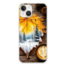 Чехол с уникальным дизайном «Осень с кофе» для Tecno Spark Go 1 – Осенне-зимнее кофе