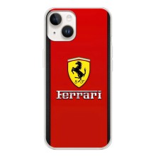 Силиконовый бампер с картинкой машины на Tecno Spark Go 1 (Ferrari Logo)