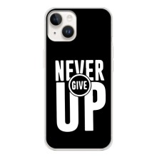 Силиконовый Чехол на Tecno Spark Go 1 с картинкой Nike (Never Give UP)