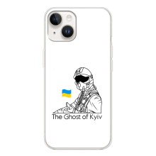 Защитные чехлы (Призрак Киева) для Tecno Spark Go 1 (AlphaPrint) (Летчик Киева)