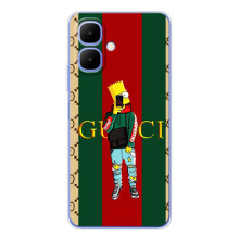 Брендновые Чехлы для Tecno Spark Go 2 - (PREMIUMPrint) (Барт ГУЧЧИ)